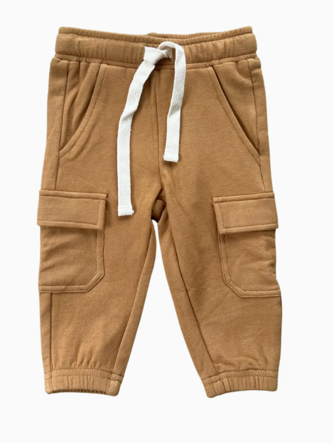 Boy's Cargo Pant Bamboo - Toffee