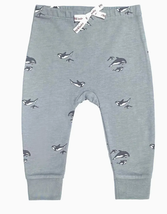Pnw Baby Pant- Orcas