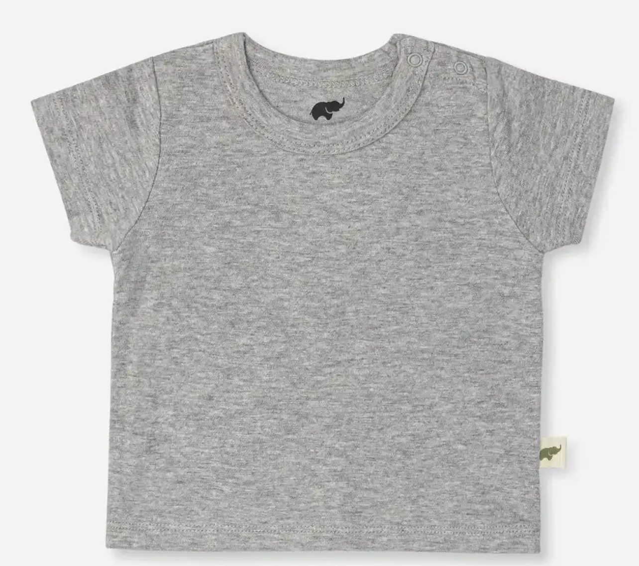 Short Sleeve Crewneck Tee_heather Grey