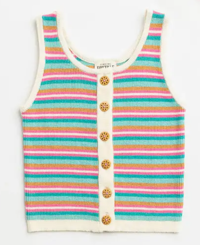 Beachy Keen Tank | Beach Stripe