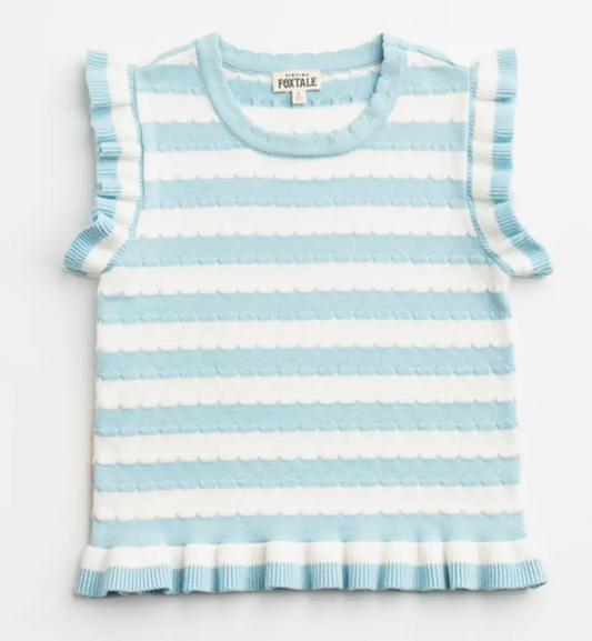 Blue Skies Sweater Tank | Blue Skies Stripe