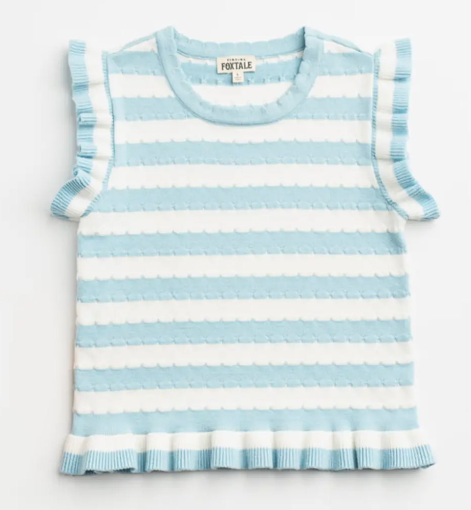 Blue Skies Sweater Tank | Blue Skies Stripe
