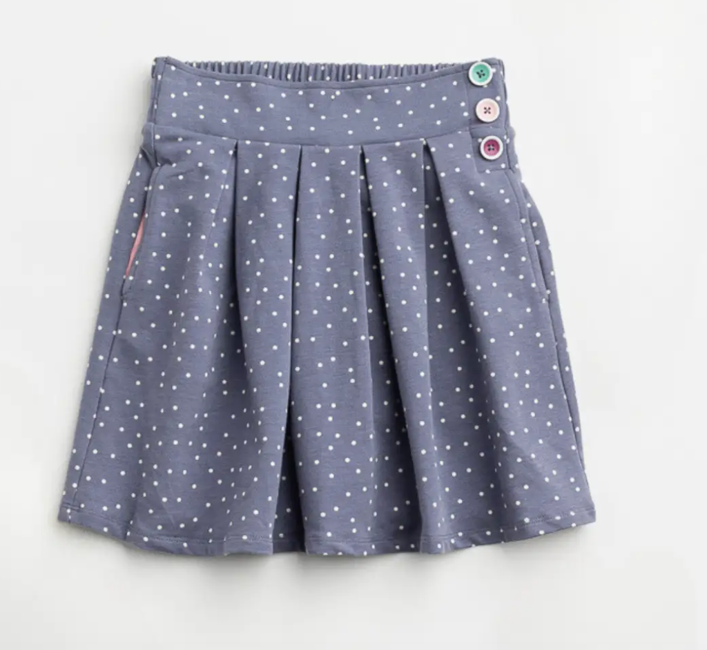 Proper Pleated Skort | Marshmallow Dots