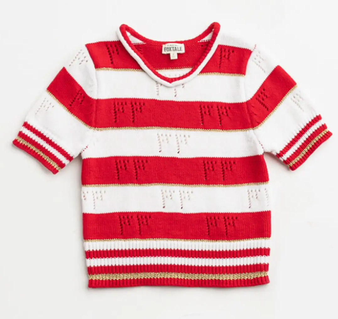 Foxtale Salute Sweater | Finding Foxtale Pointelle
