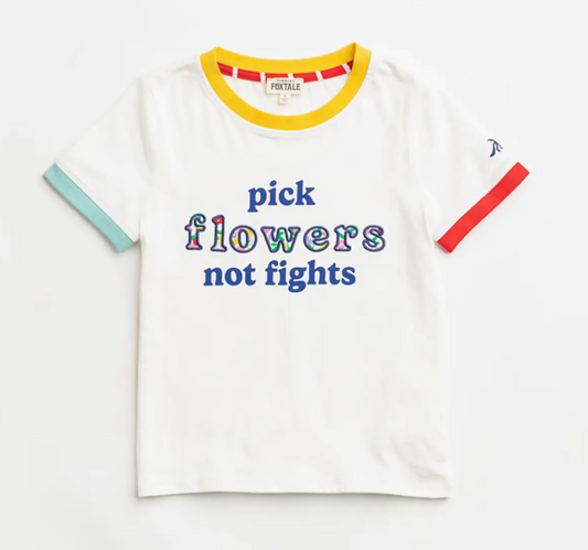 Pick Flowers Tee | Cloud White