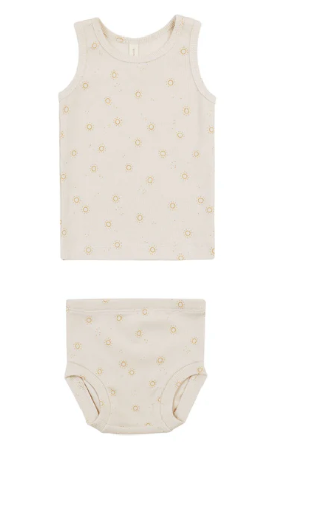 ribbed tank + bloomer set || suns