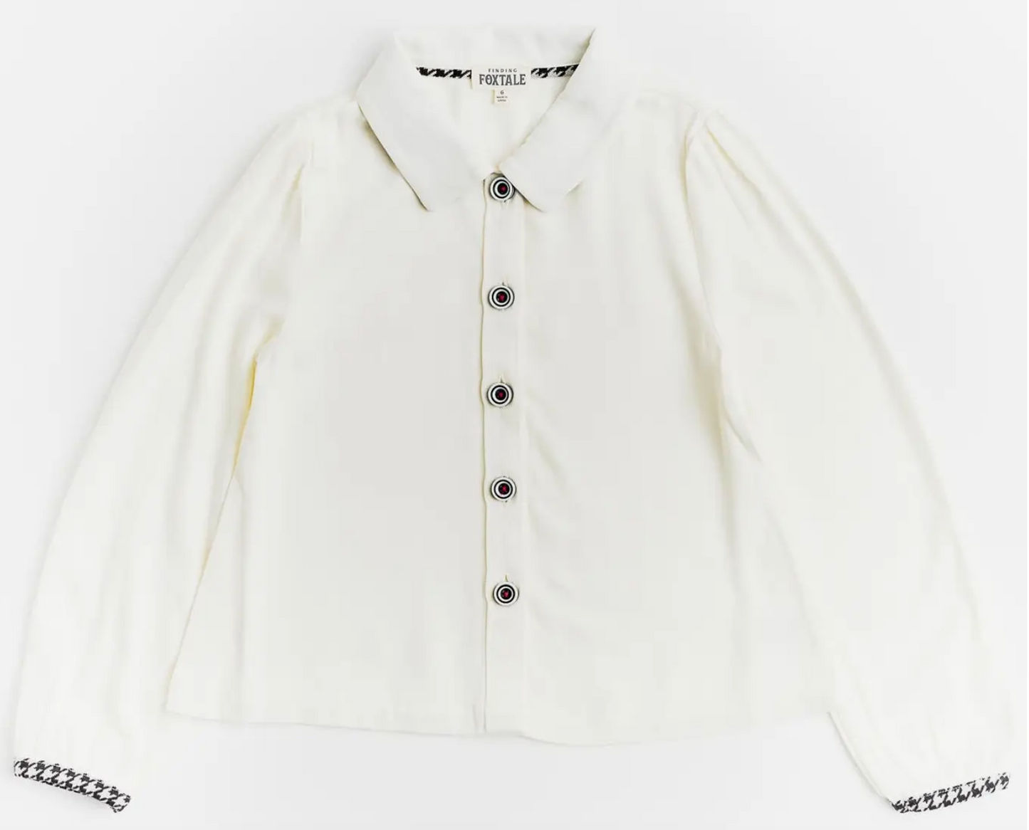 Classic Button Blouse | Marshmallow