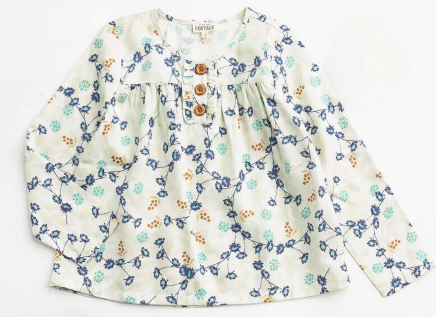 Folklore Top (Leafy Vines)