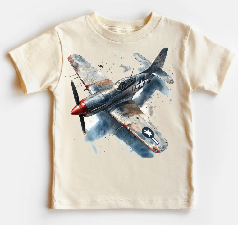 Retro US Military Fighter Jet Shirt