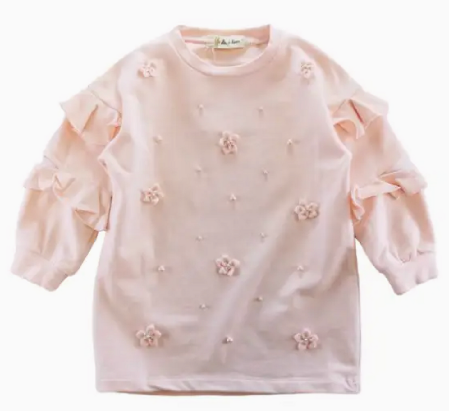 Ribbon Floral Sweatshirt