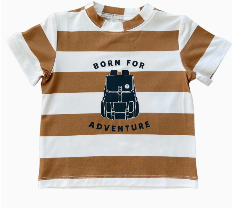 Boy's Short Sleeve Bamboo - Born for Adventure