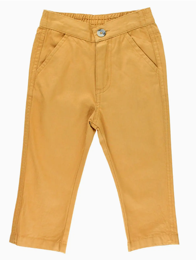 Boys Honey Straight Chino Pants | Yellow
