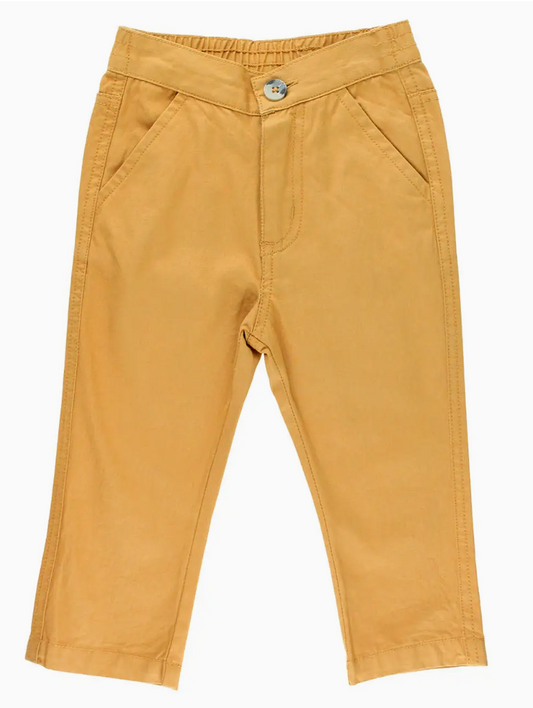 Boys Honey Straight Chino Pants | Yellow