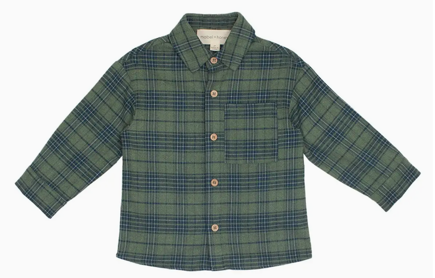 Cozy Creatures Brothers Top | Green / 4T