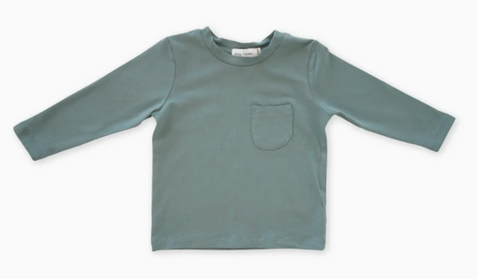 Charlie Long Sleeve Jersey Tee | Thyme | 4-5Y