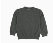 Kids Long Sleeve Sweatshirt Neutrals | DARK GREY
