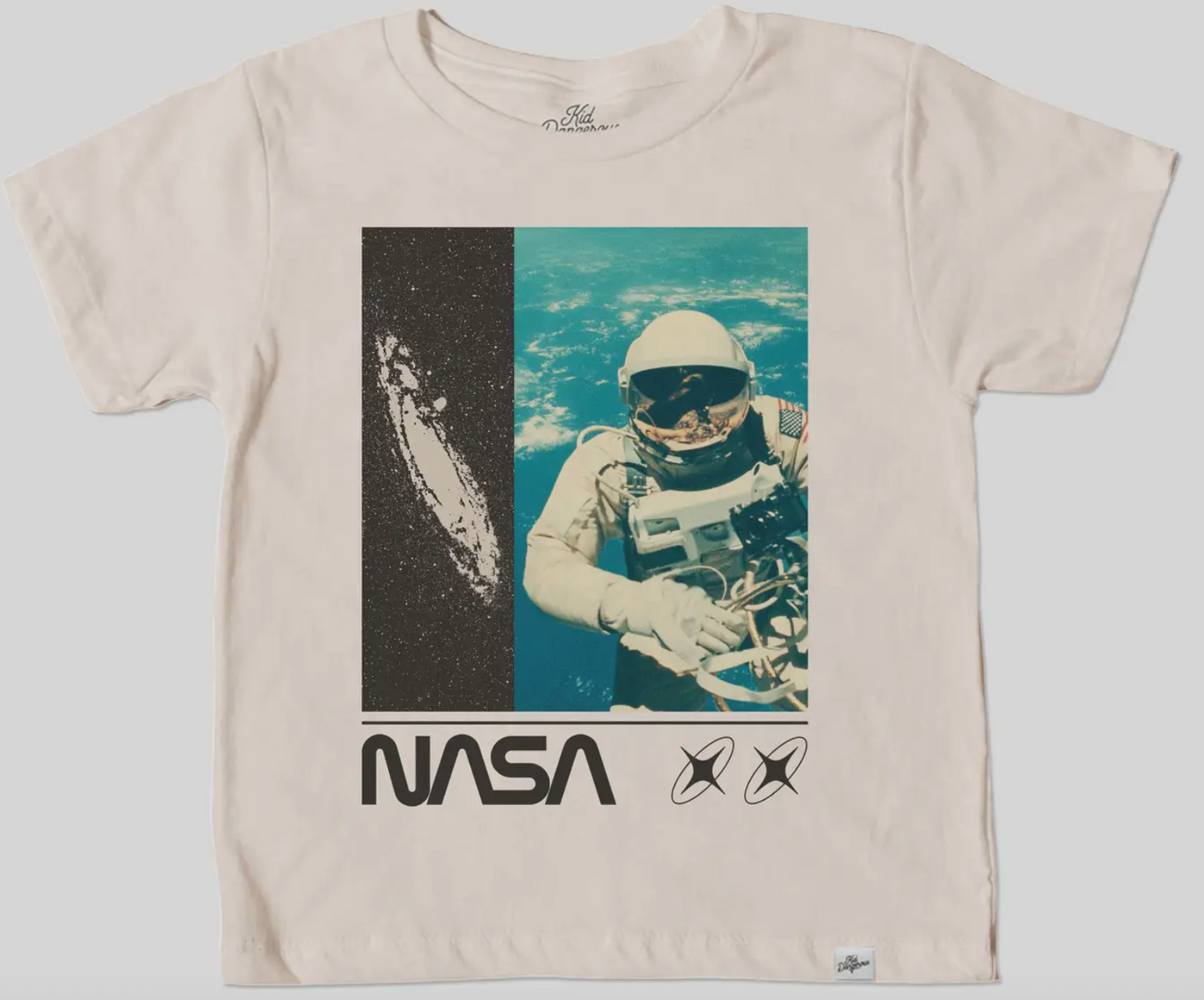 Kids NASA Galaxy T-Shirt Space Graphic Tee | S