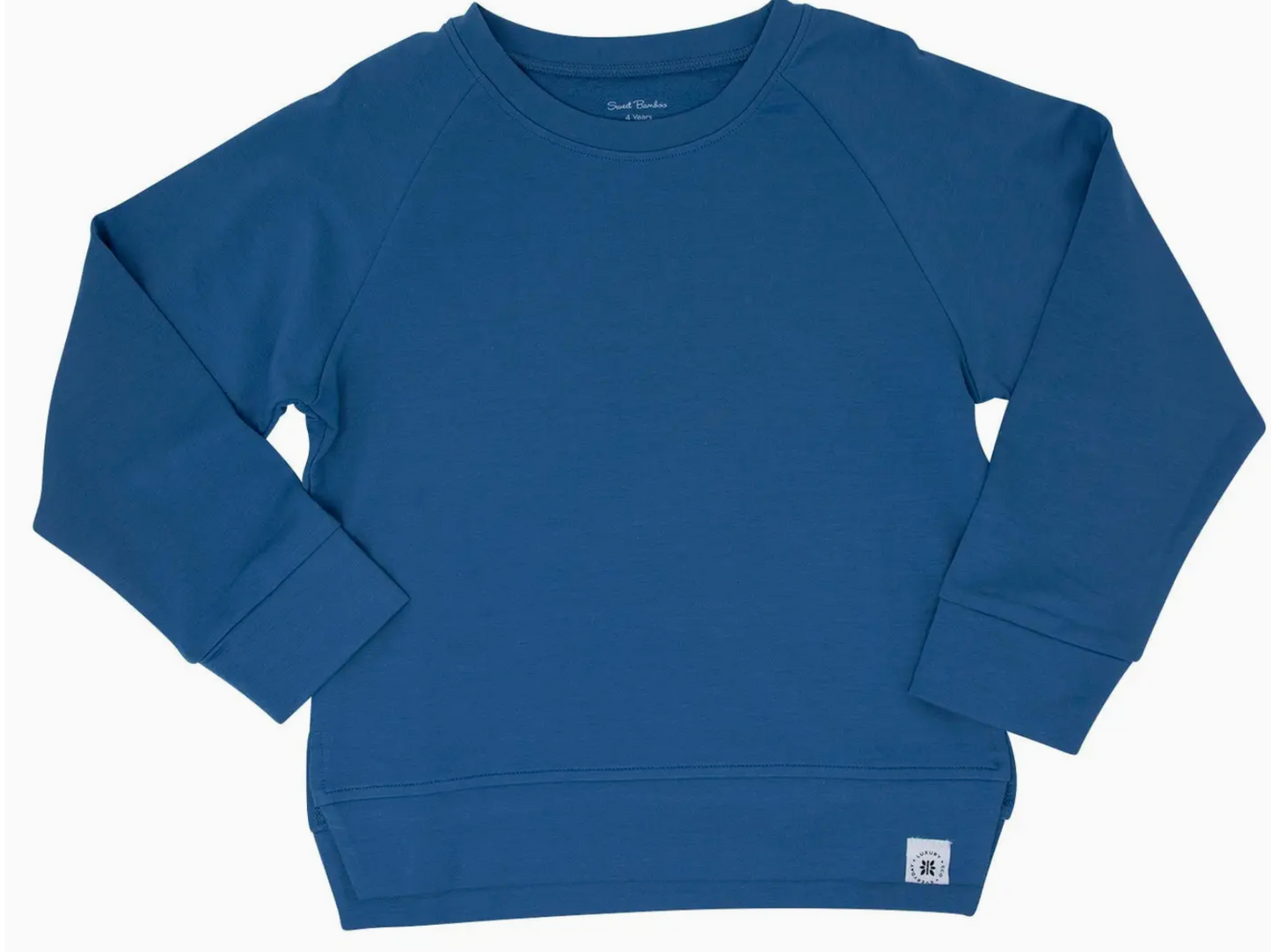 Crew Neck Sweater | Captain Blue French Terry / Boy / 4