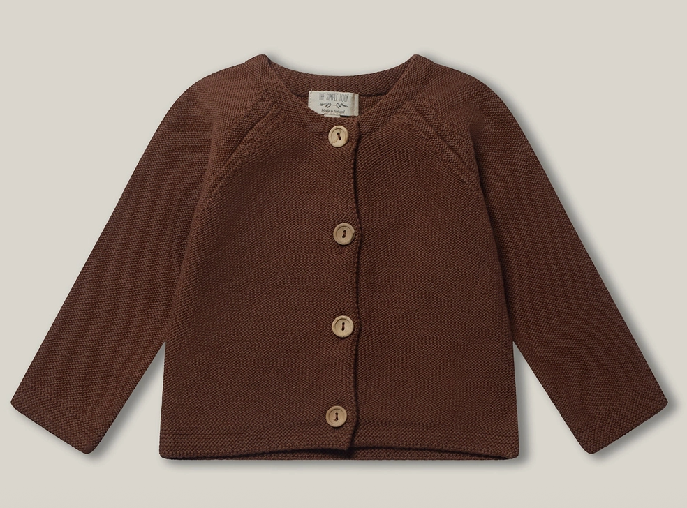 The Daily Cardigan | rust / 5-6 years