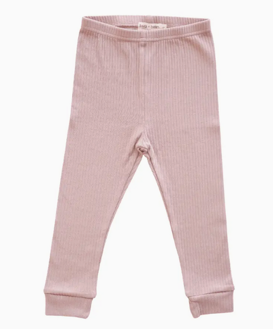 Organic Ribbed Cotton Legging