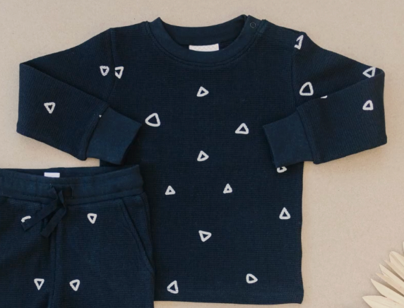 Everyday Long Sleeve | Sapphire Triangle | 4T