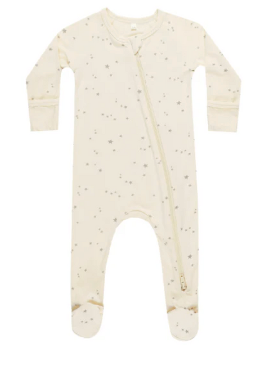 bamboo zip footie || twinkle