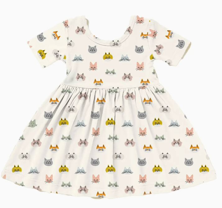 Cat Lover Bamboo Twirl Dress