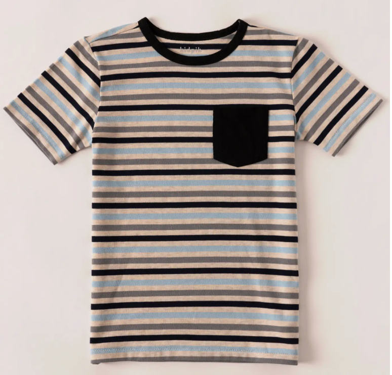 Van Stripe Pocket Tee | Cerulean / XXS (4)