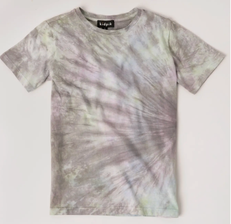 Spiral Tie Dye Tee | Blackened Pearl / XS (5/6)