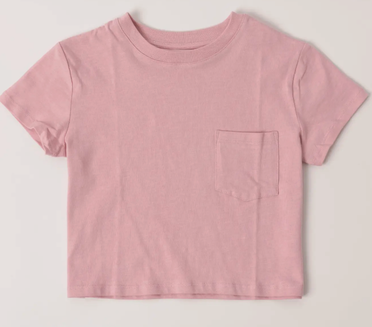 Slub Pocket Tee | Pink Nectar / XS (5/6)