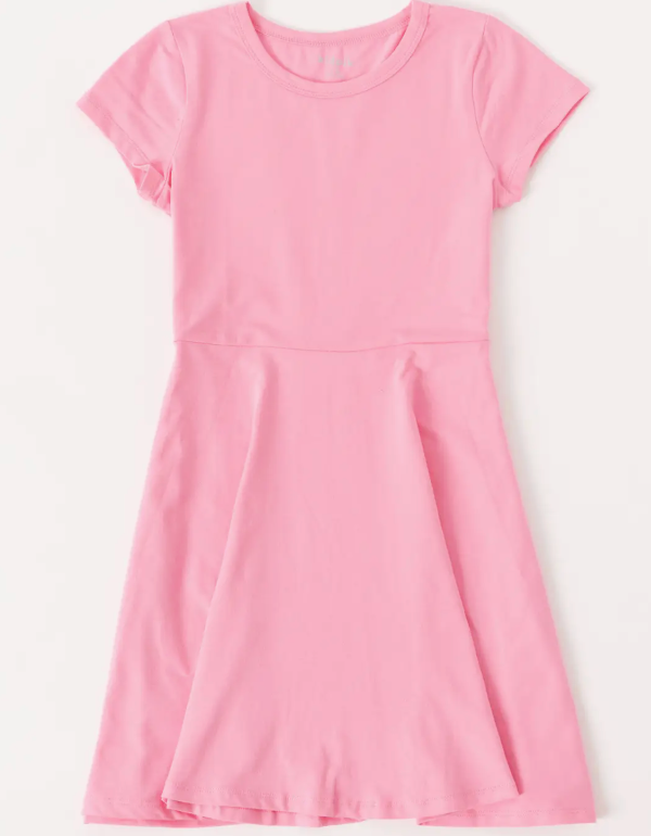 Simple Skater Dress | Rosebloom / M (10)