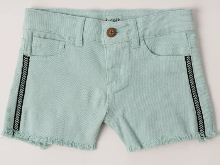 Overdyed Trimmed 5Pkt Short | Blue Tint / 5