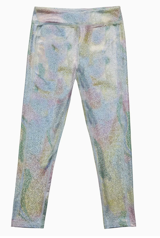 Metallic Tie Dye Legging | Multi / S (7/8)