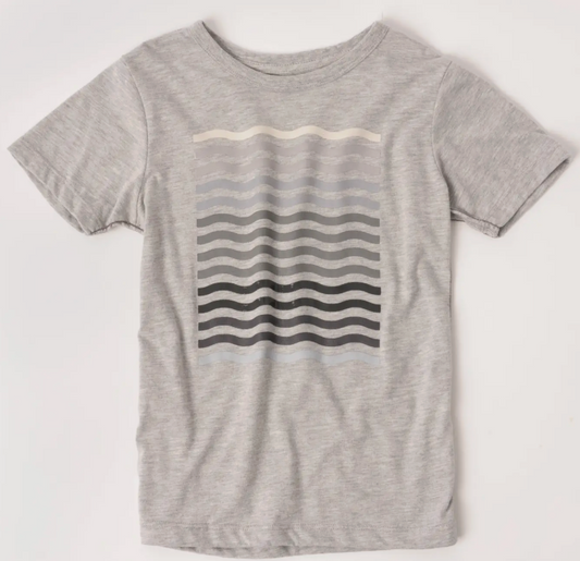 Making Waves Tee | Medium Heather Grey / 3T