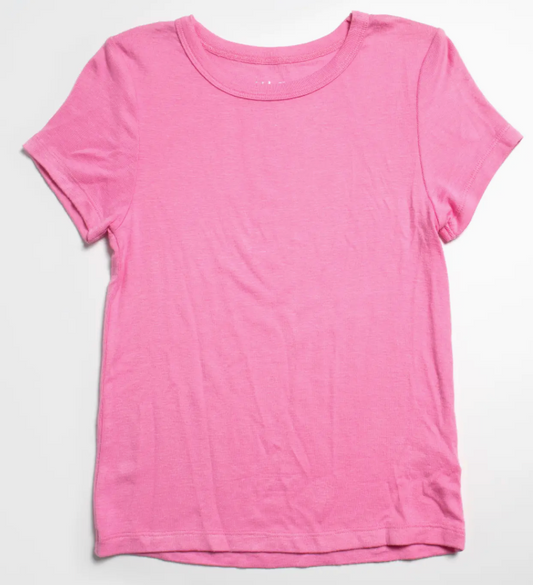 Ribbed Crew Tee | Rosebloom / XS (5/6)