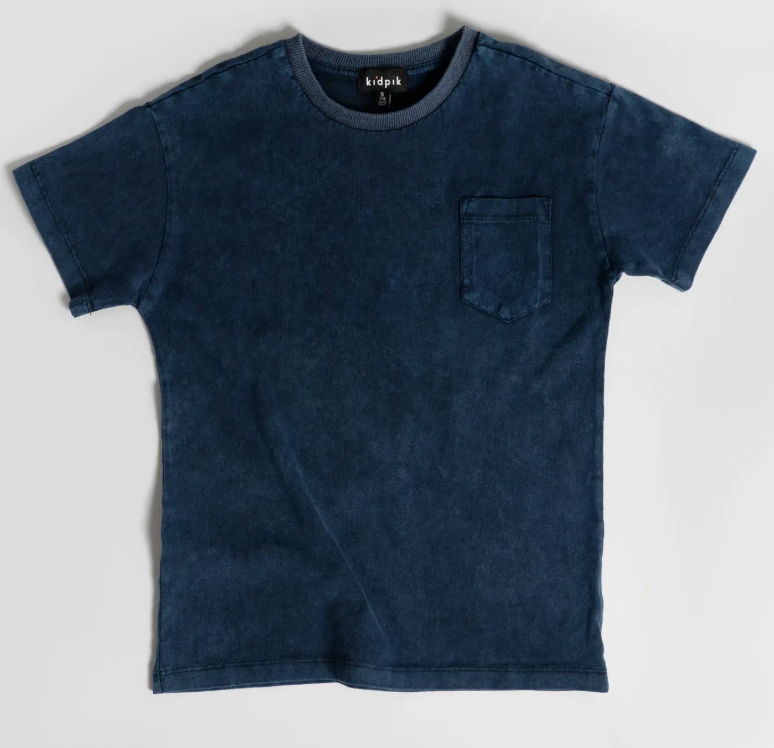 Oversized Pocket Tee | Navy / XS (5/6)