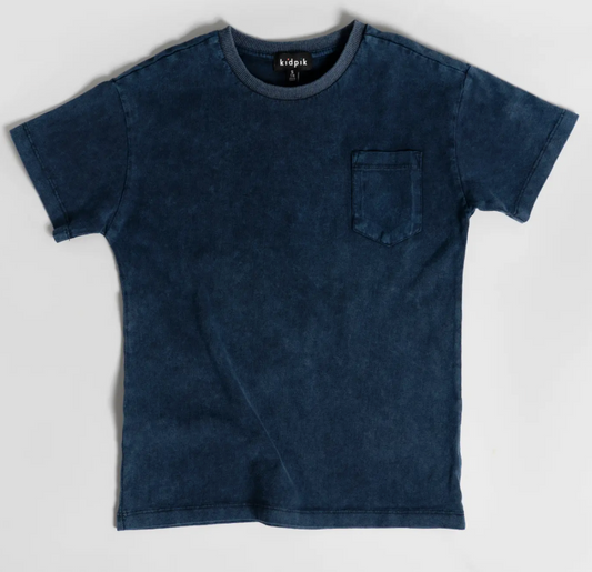 Oversized Pocket Tee | Navy / XS (5/6)