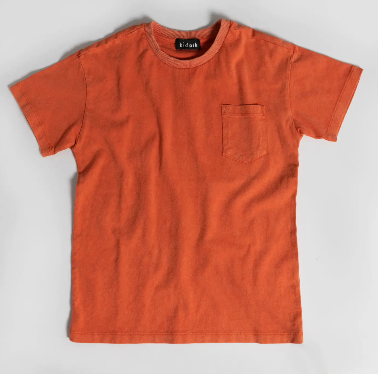 Oversized Pocket Tee | Burnt Ochre / XS (5/6)