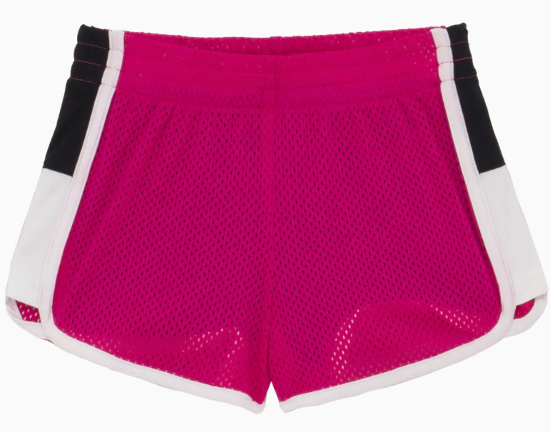 Mesh Layered Active Short | Pink Glo / S (7/8)
