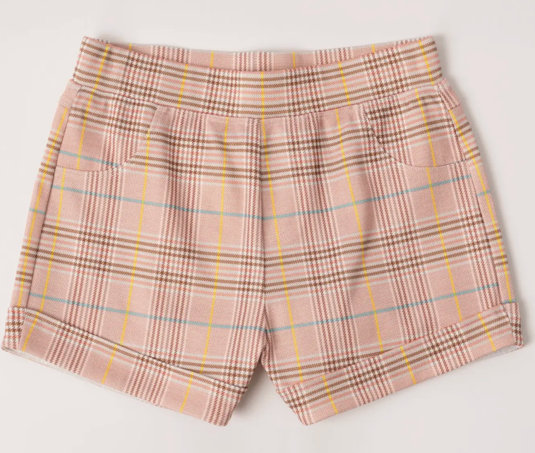 Knit Plaid Short | Desert Flower / S (7/8)