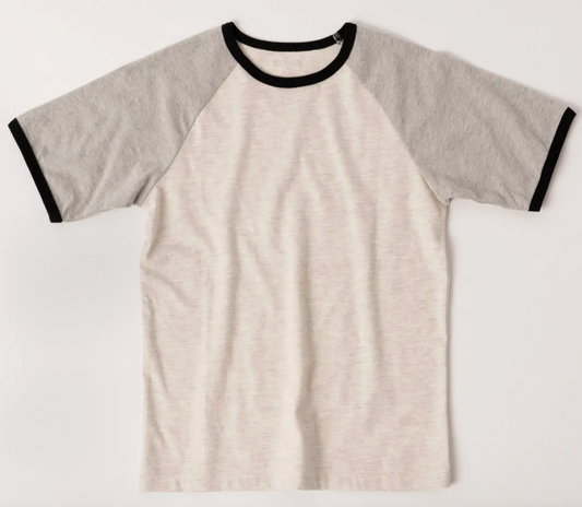 Color Block Raglan Tee | Oatmeal / XS (5/6)