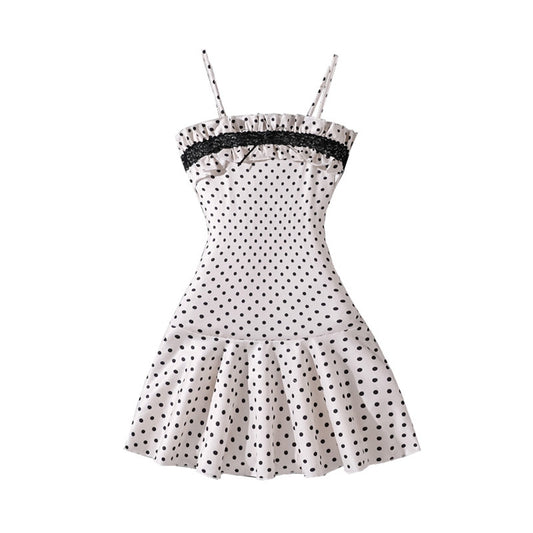 dot print dress