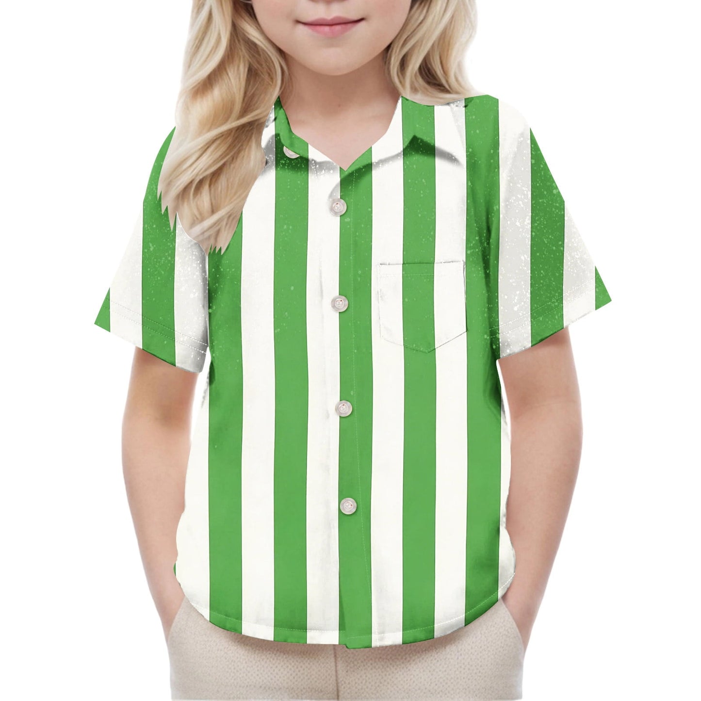 GREEN STRIPE TYLER BUTTON DOWN