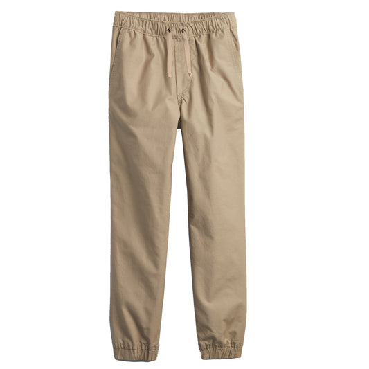 Boy's Slim Fitting Cotton Stretch Classic Twil Joggers