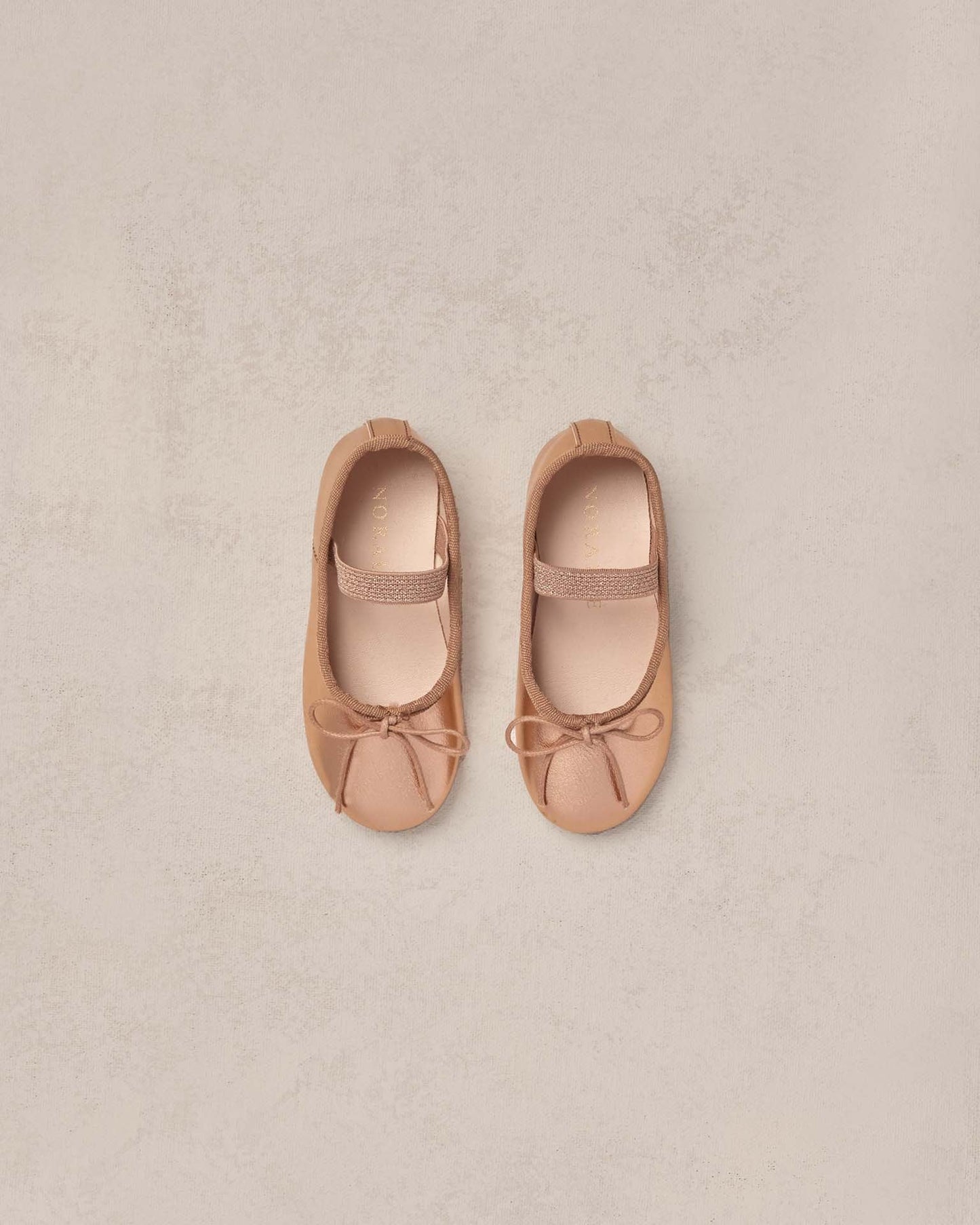 ballet flats || mocha metallic