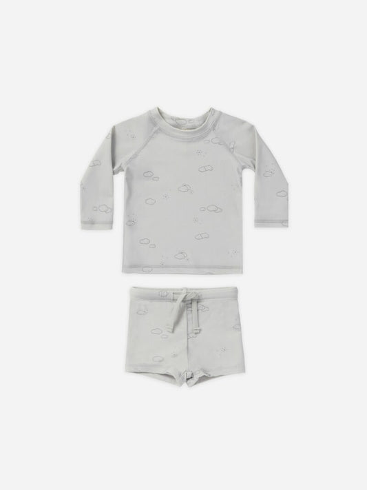 finn rashguard + short set || sunny day