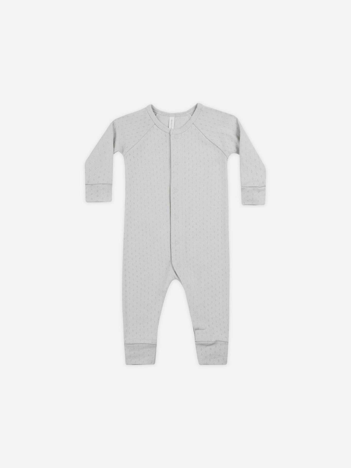 pointelle long john || cloud