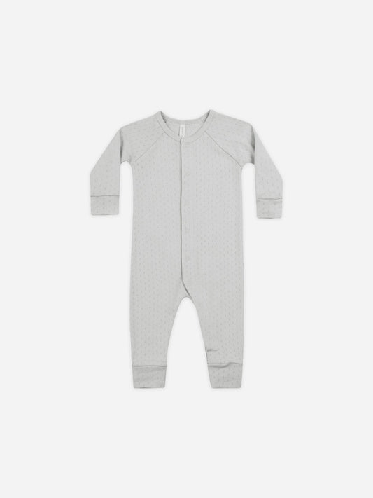 pointelle long john || cloud