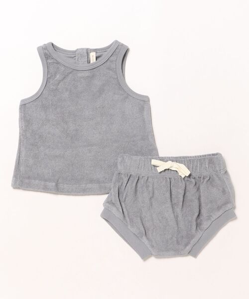 terry tank + shorts set || periwinkle