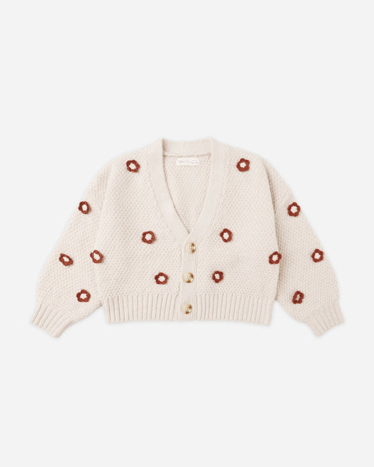 boxy drop cradigan || ruby
